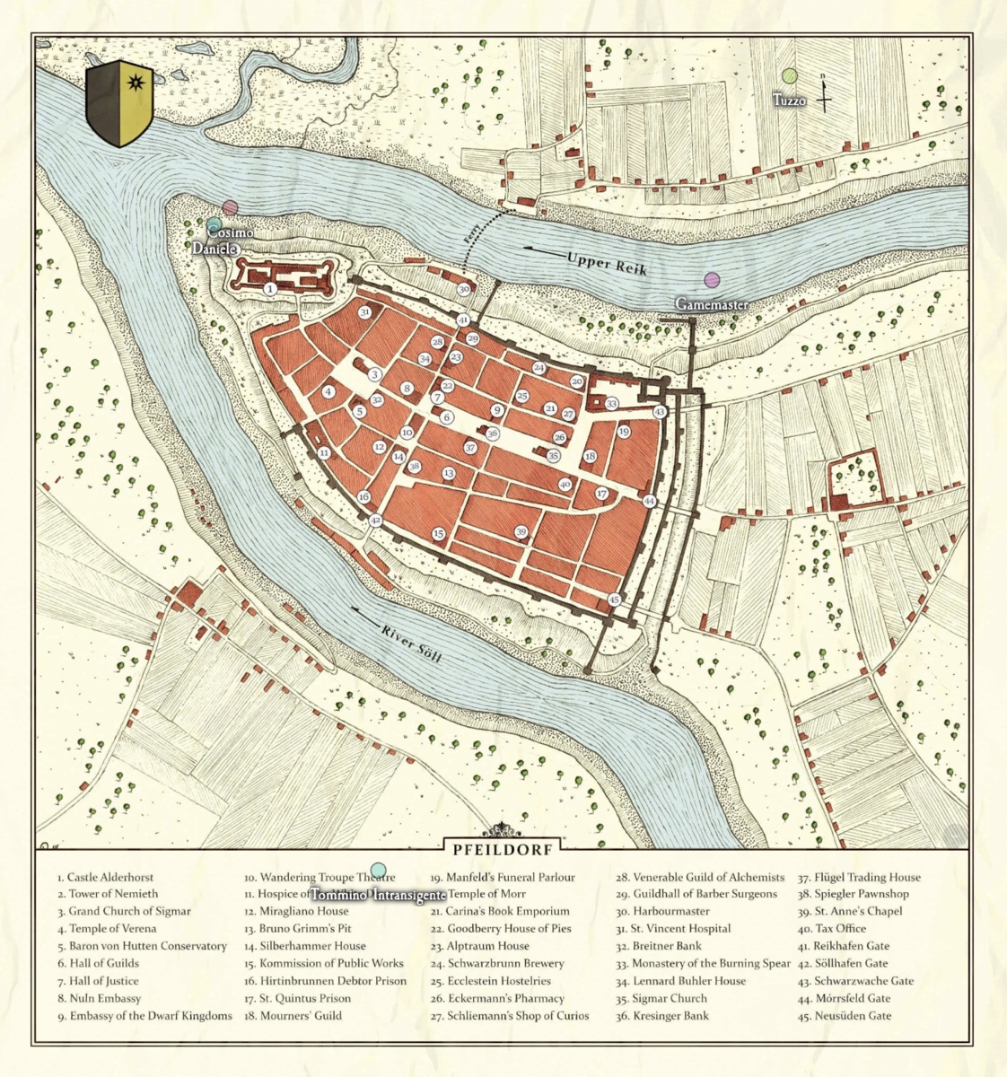 Mappa di Pleidorf